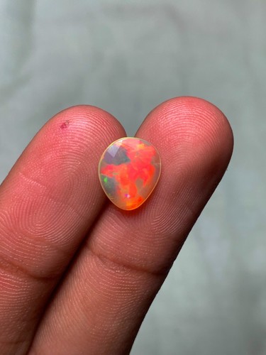 Natural Welo Opal Loose Gemstone Fancy Rose Cut Opal for Jewelry Making 1.40 CT - Picture 3 of 4