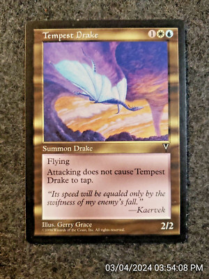 Tempest Drake - Visions MTG NEVER PLAYED (DS3D1E3)
