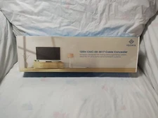 125 Inch Cable Concealer Yecaye CMC-03-3017 White One-Cord Channel Raceway Kit