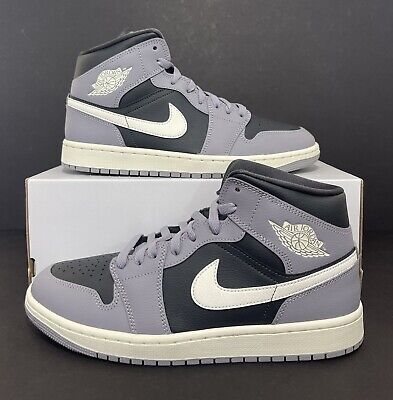 Nike W Air Jordan 1 Mid Cement Grey BQ6472-022 Women's Size Nike W Air Jordan 1 Mid Cement Grey BQ6472-022 Women's Size