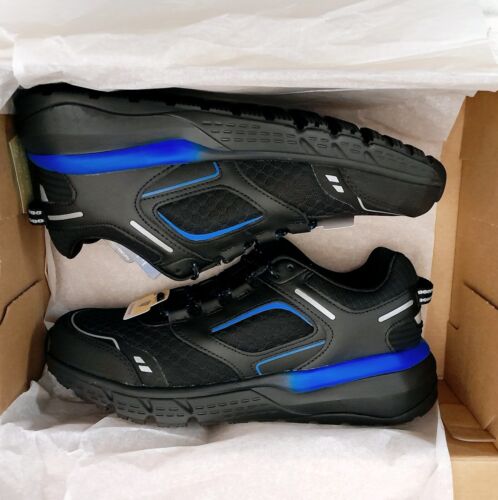 Herman Survivors Leder rutsch-/ölbeständige Schuhe schwarz Turnschuhe Herren Größe 8 - Bild 3 von 16