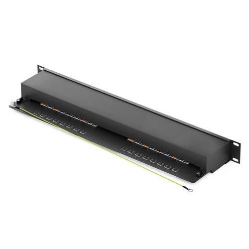 19" panneau de raccordement pour armoire réseau / armoire de réglage 16 24 ports RJ45 Cat 6 6a LAN - Photo 10/71
