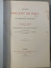 Saint-Vincent Paul, Sa Mission Social Arthur Loth Xixth 1881 Dumoulin Engraving
