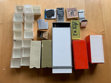 Vintage Kindermann Rollei Slide Trays, Slide Binder, Glass Slides Lot and Extra