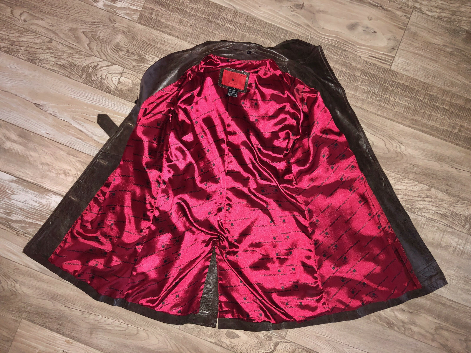 3/4 Leather Jacket Aged Brown PASCAL MORABITO Siz… - image 6