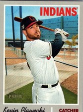 2019 Topps Heritage #670 Kevin Plawecki Cleveland Indians