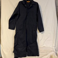 Berne Heritage Unlined Coveralls Navy Blue Men 40 Regular Workwear C250 Jumpsuit