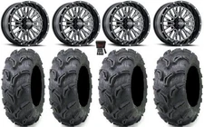 ITP Momentum 14" Wheels Milled 27" Zilla Tires Honda Rincon Rancher
