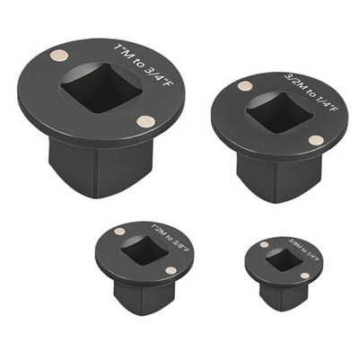  4Pcs Low Profile Impact Socket Adapter Set, Low Profile Socket Adapter Drive 