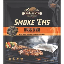 Bear Mountain BBQ Bold Smoke 'ems 6 Oz. Smoking Chips FP01 Bear Mountain BBQ