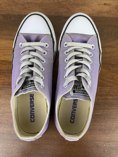 Converse All Star Chuck Taylor Low Top Unisex Lavender Sneakers Men 5 / Women 7 - Picture 10 of 11