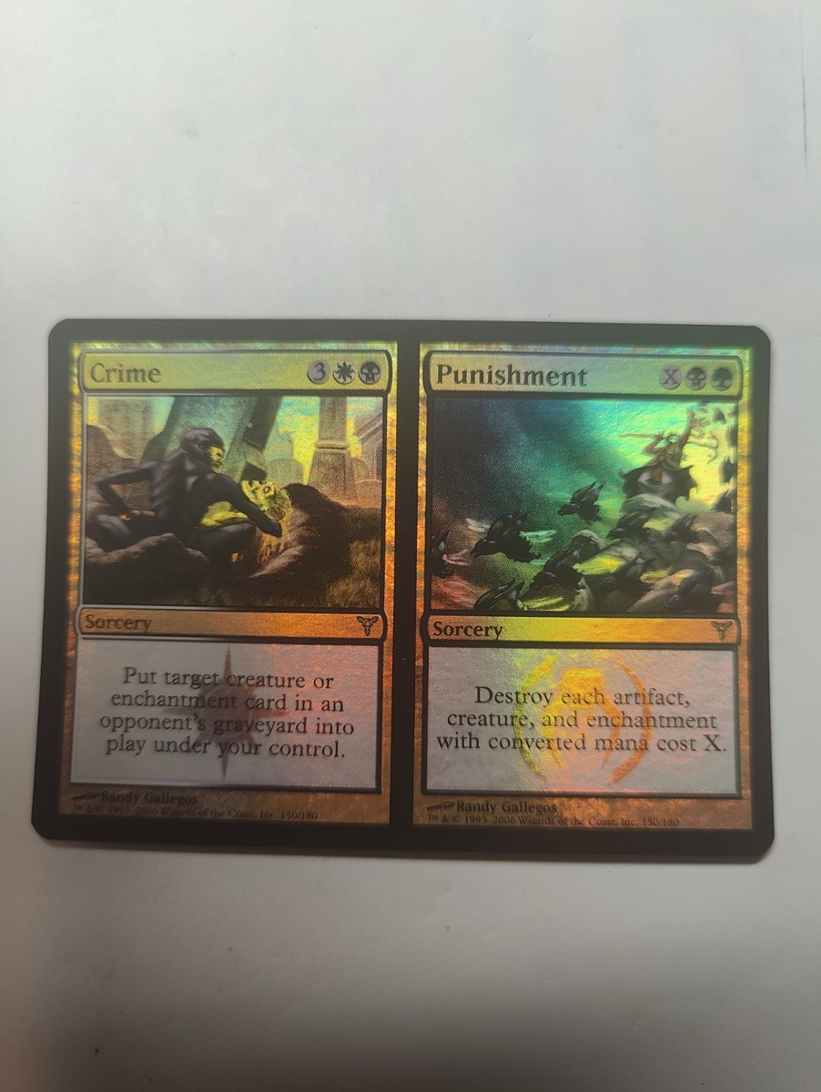 Crime // Punishment Dissension Foil for sale online | eBay