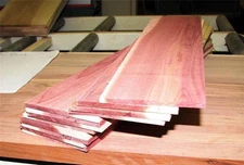 Pack of 2 Red Cedar 1/4 Thick, Up to 5 Wide, 24 Long. You Choose Width. Thin