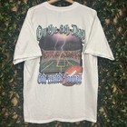 Vintage 90s On The The 8th Day God Created Football Jesus Lightning Shirt Sz XL