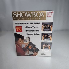 Showbox Photo Viewer As Seen On TV 3 In 1 Picture Frame Photo Viewer New Sealed