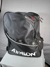 Athalon Deluxe Boot Backpack Black Padded Shoulder Straps Ventilated Pockets Bag
