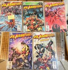 Flashpoint Comics Issues Series 1-5 Complete Set DC 2011