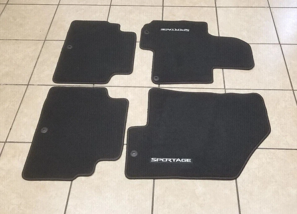 2010-2016 Kia Sportage 4PC Carpeted Floor Mat Set 3WF14-AC400WK Kia OEM Mats - Image 2 of 4