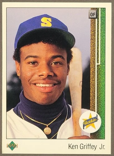 1989 Upper Deck Ken Griffey Jr. #1 Star Rookie RC HOF Baseball Card Mariners