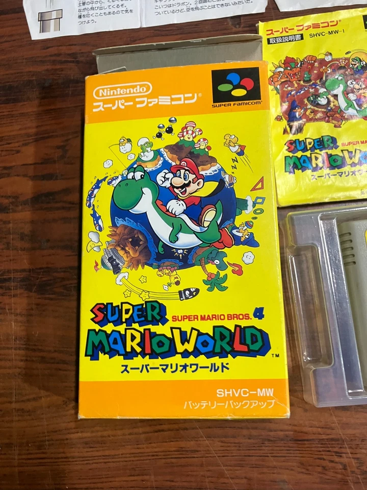 Super Mario World Nintendo Super Famicom SFC Boxed Japanese version Tested - Image 3 of 4