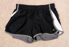 Champion Youth Black Running Shorts With Inside Attached Legs Size Large10-12