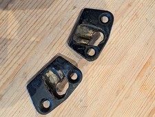 triumph tr7 - stag - pair of hood escutcheon plates ykc 3682 3681