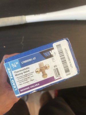 Watts LFMMV-M1-UT Thermostatic Mixing Valve 3/4 In.