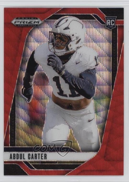 2025 Panini Prizm Draft Picks Ruby Wave Prizm Abdul Carter #102 00kr