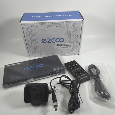 Ezcoo HDMI Matrix Splitter Converter Extender - EZ-MX42HAS-ARC - Open Box