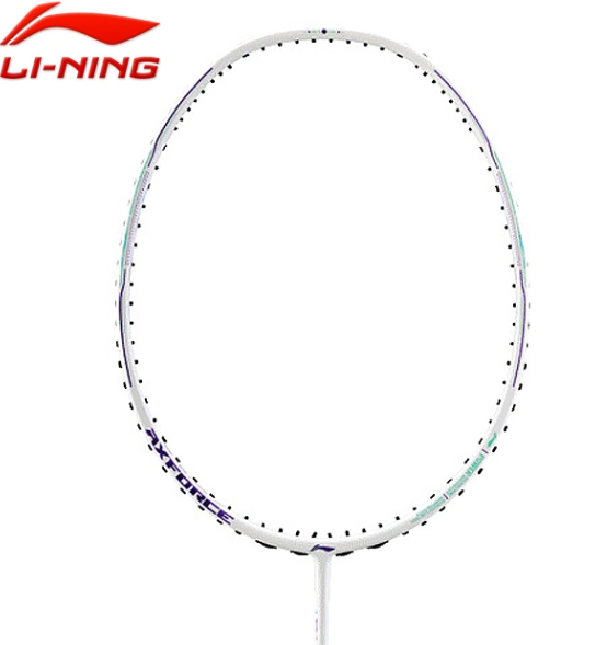LI-NING Axforce 80 Light Badminton Racket Racquet 5U White Blue