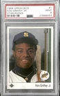 1989 Upper Deck Star Rookie #1 Ken Griffey Jr. Mariners RC HOF PSA 9 MINT