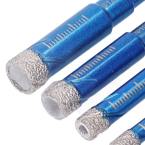 6PCS Brazed Dry Drill Bit Wear Resistant Vaccum Brazing Hole Saw Cu GS - Picture 10 of 12
