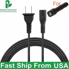 5ft AC Power Cord Lead for VIPERTEK VTS-T03 Aluminum Stun Gun US