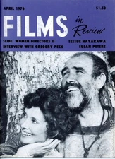 Films in Review Vol. 27 #4 VG+ 4.5 1976 Stock Image Low Grade