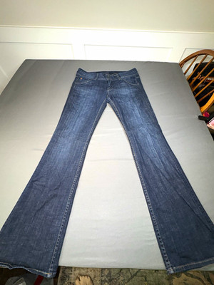 Hudson Women s Bootcut Jeans Dark Wash Blue Denim Cotton 5-Pocket W170DHA 