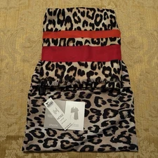 New With Tags Chicos Animal Print Wrap Scarf with Matching Travel Cover