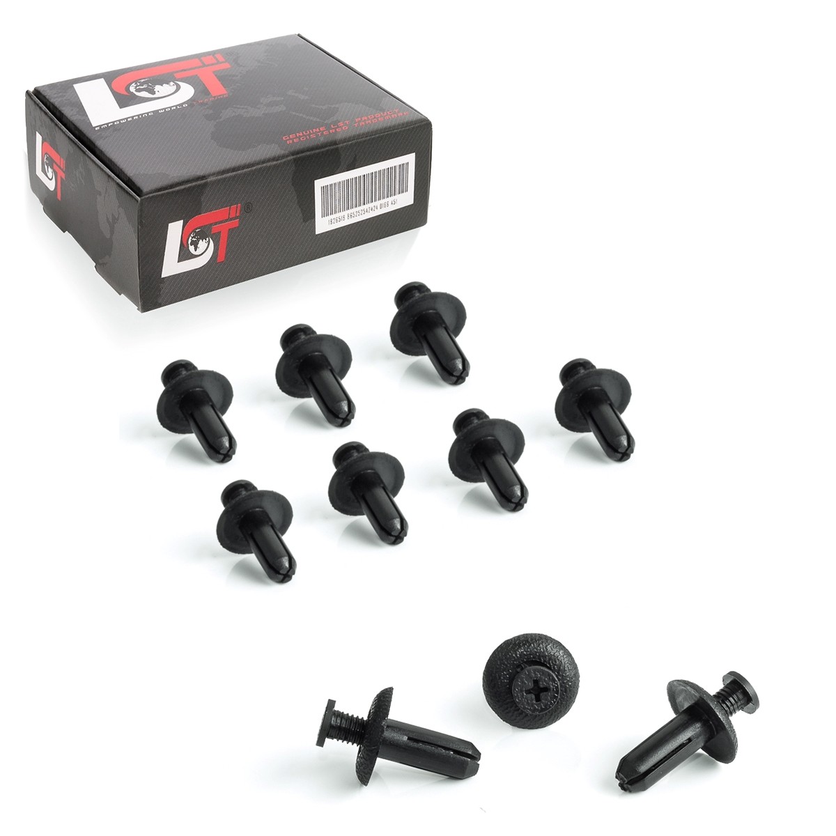 10x Expanding Rivet Fastening Clips Rear Bumpers for Mitsubishi Eclipse II