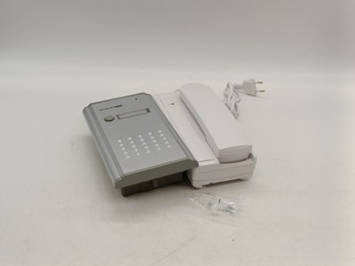 EU STECKER SCS Sentinel Audio Kit Metallic Türsprechanlage Gegensprechanlage Weiß SEN4137091