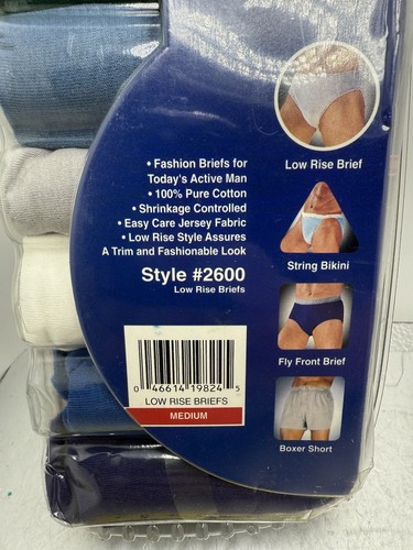 5-pack of Brittania low-rise briefs from Levi Strauss & Co. Size Medium - Picture 5 of 7