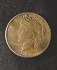 Vintage 1923 Peace Silver Dollar $1 Coin. 90% Silver. Free Shipping.