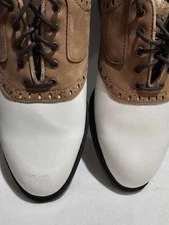 Dunlop Golf Shoes Size 9.5M Leather Uppers Worn 2 Times See All Pictures/FM