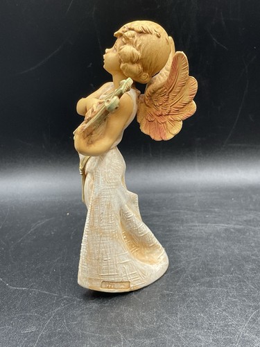 Vintage Fontanini Depose Italy Angel with Lyre Harp #364 - Picture 2 of 8