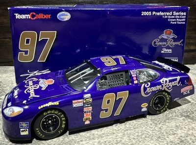 2005 Kurt Busch #97 Crown Royal Ford 1/24 Team Caliber Preferred Nascar Diecast