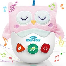 Penguin Musical Baby Tummy Toy with Lights  Sounds, Plush Infant Toy 0-12M