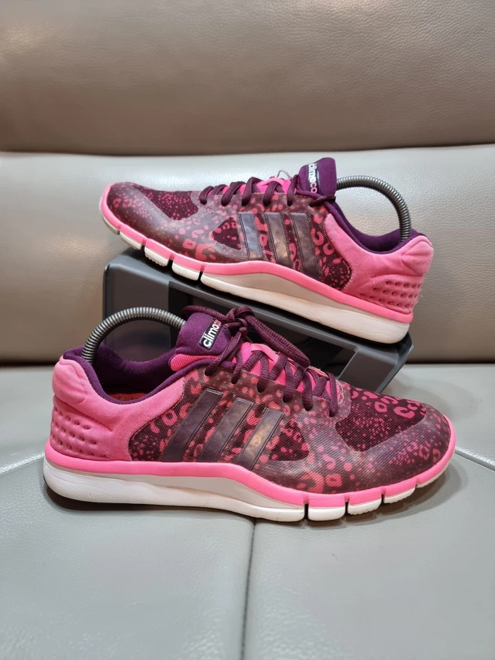 Adidas Adipure 360 2 UK Size 7 Womens Running/Casual Trainers, Pink Leopard  - Image 2 of 4