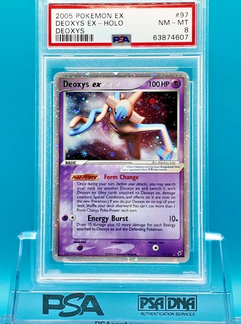 PSA 8 Deoxys ex #97 - EX Deoxys - Pokemon Card Ultra NM Mint