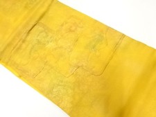 7237298: JAPANESE KIMONO / VINTAGE NAGOYA OBI / SILK / WOVEN ARABESQUE