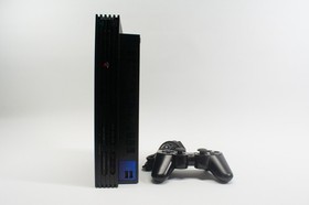 Sony PlayStation 2 - Black (SCPH-50001) With Controller and Network adapter!
