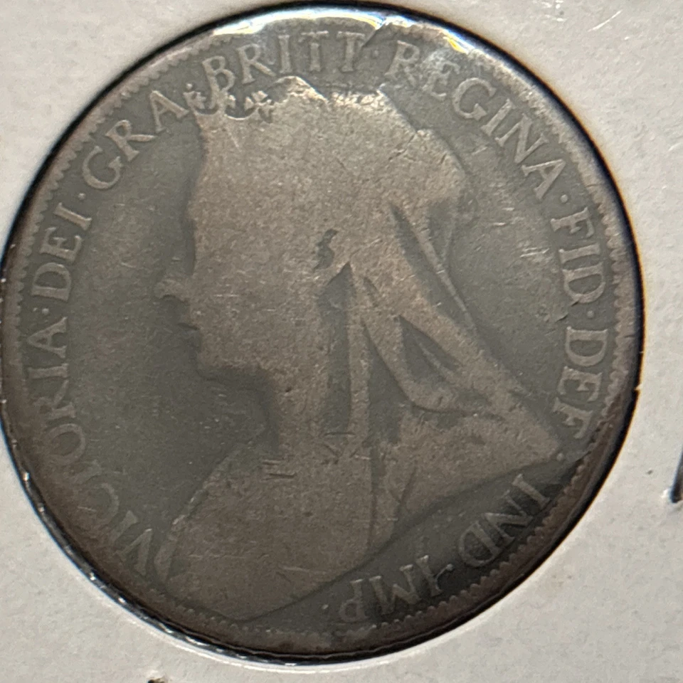 1899 ONE PENNY GEORGIVS V DEI GRA: BRITT:OMN: REX FID: DEF: IND: IMP Foto 4 de 4