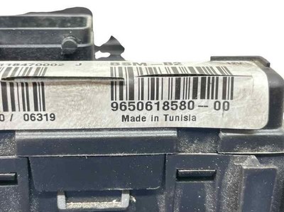9650618580 SIEMENS BSM B2 sicherungskasten CITROEN BERLINGO 2002 133900